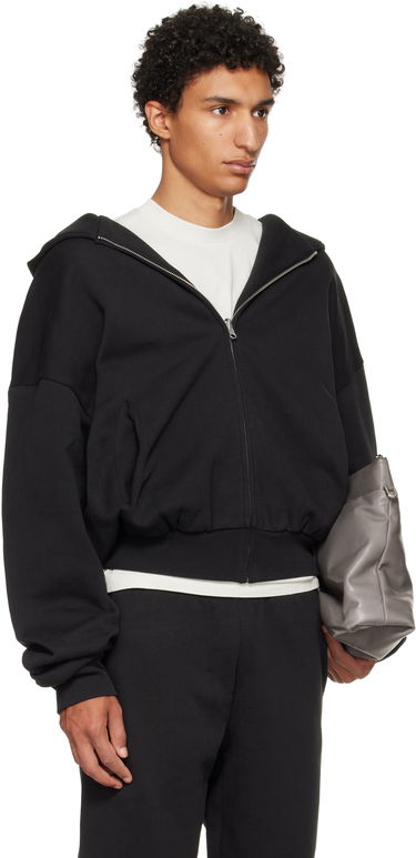 Mikina Entire Studios Thermal Hoodie Čierna | ES2488SO, 4