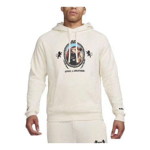 Mikina Nike Lebron Fleece Pullover Hoodie Biela | FB7124-027