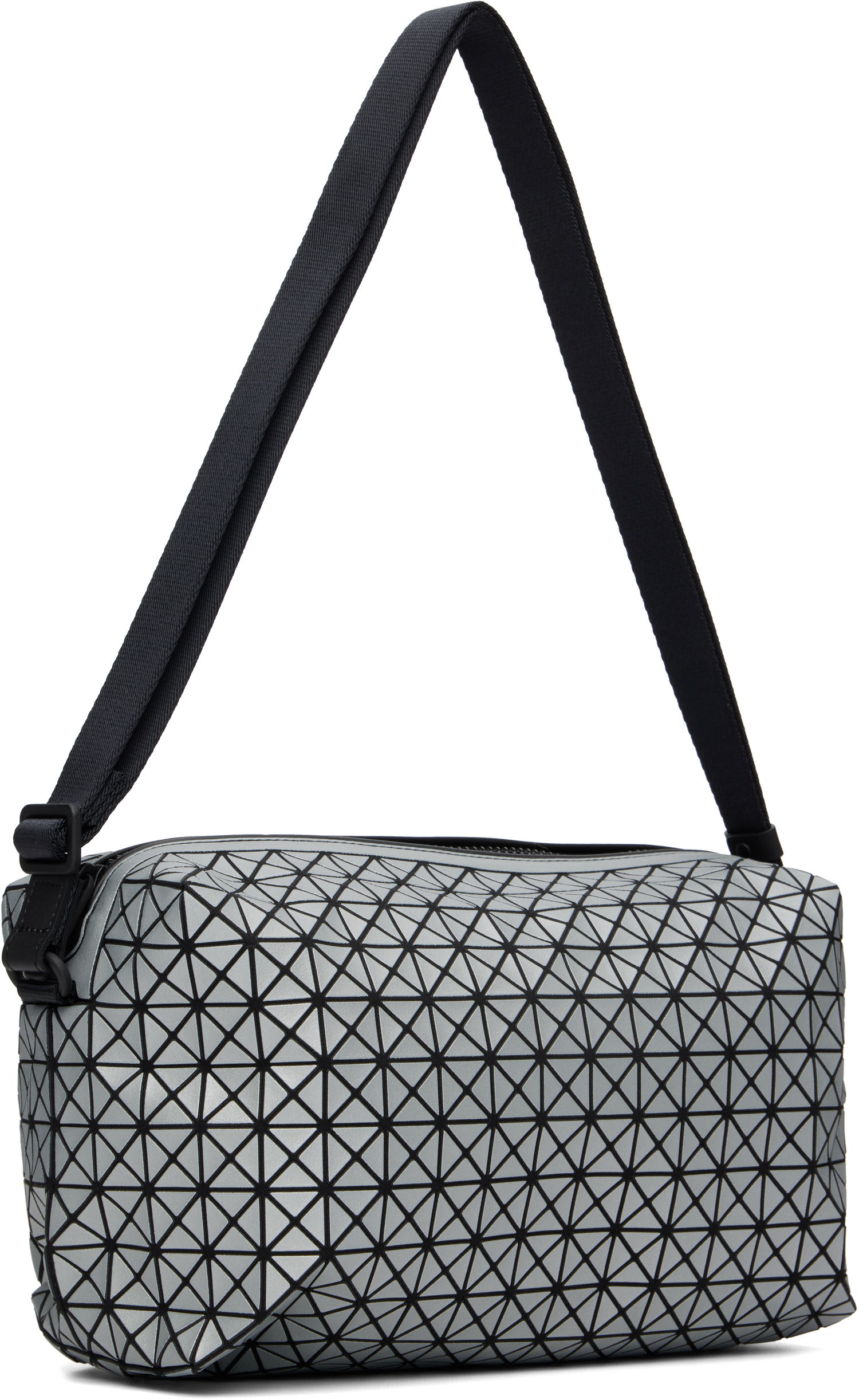 Taška cez rameno BAO BAO ISSEY MIYAKE BAO BAO ISSEY MIYAKE Saddle Reflector Bag Metalická | BB57AG632, 1