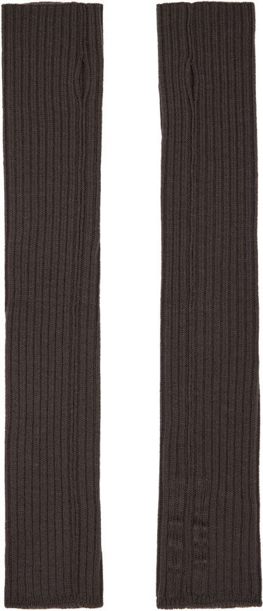 Rukavice Rick Owens Rick Owens Concordians Rasato Knit Arm Warmers Šedá | RP02E4488 M, 4