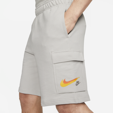 Šortky Nike Sportswear French Terry Cargo Shorts Šedá | FQ7160-077, 1