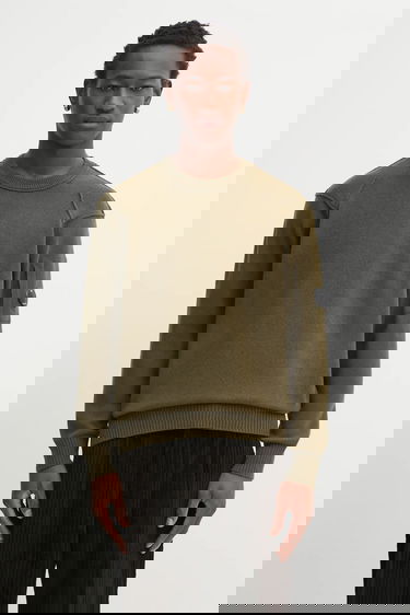 Sveter C.P. Company C.P. Company Wool Blend Sweater Zelené | RFCMKN707A110149A, 0