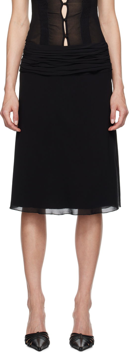 Sukňa GUIZIO Guizio Eda Midi Skirt Čierna | P24314W101, 0