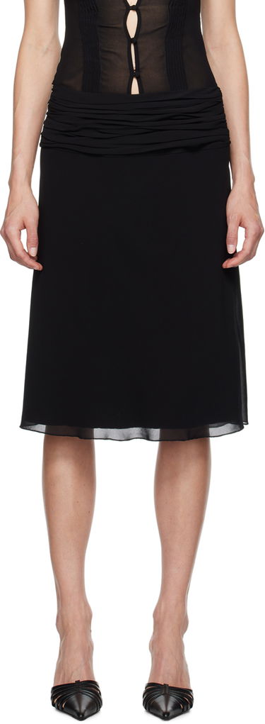 Sukňa GUIZIO Guizio Eda Midi Skirt Čierna | P24314W101, 0