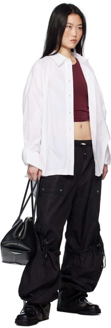 Cargo nohavice The Attico Attico Parachute Cargo Drawstring Trousers Čierna | 250WCP00255 PLL001AA, 3