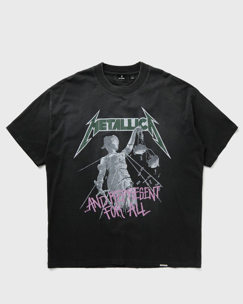 Tričko Represent Clo Represent Metallica Justice Short Sleeve T-Shirt Čierna | MLM4352-230