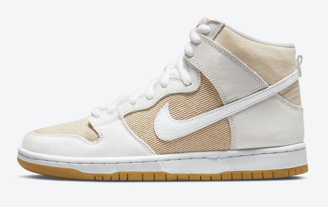 Tenisky a topánky Nike SB Dunk High Pro ISO Orange Label "Unbleached Natural" Béžová | DA9626-100, 0
