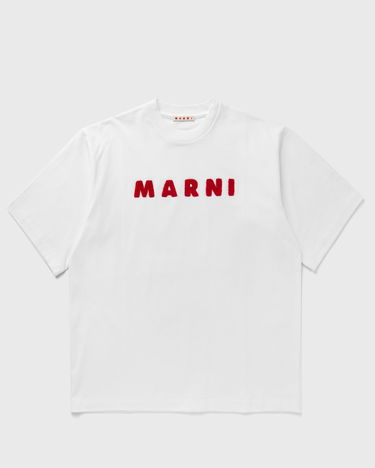 Tričko Marni Marni Logo T-Shirt Biela | HUMU0223S1-00W01, 1