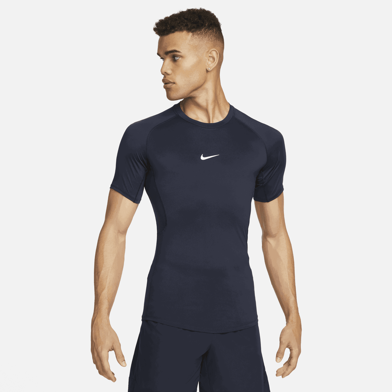 Tričko Nike Pro Dri-FIT Tight Fitness Tee Navy | FB7932-451, 0