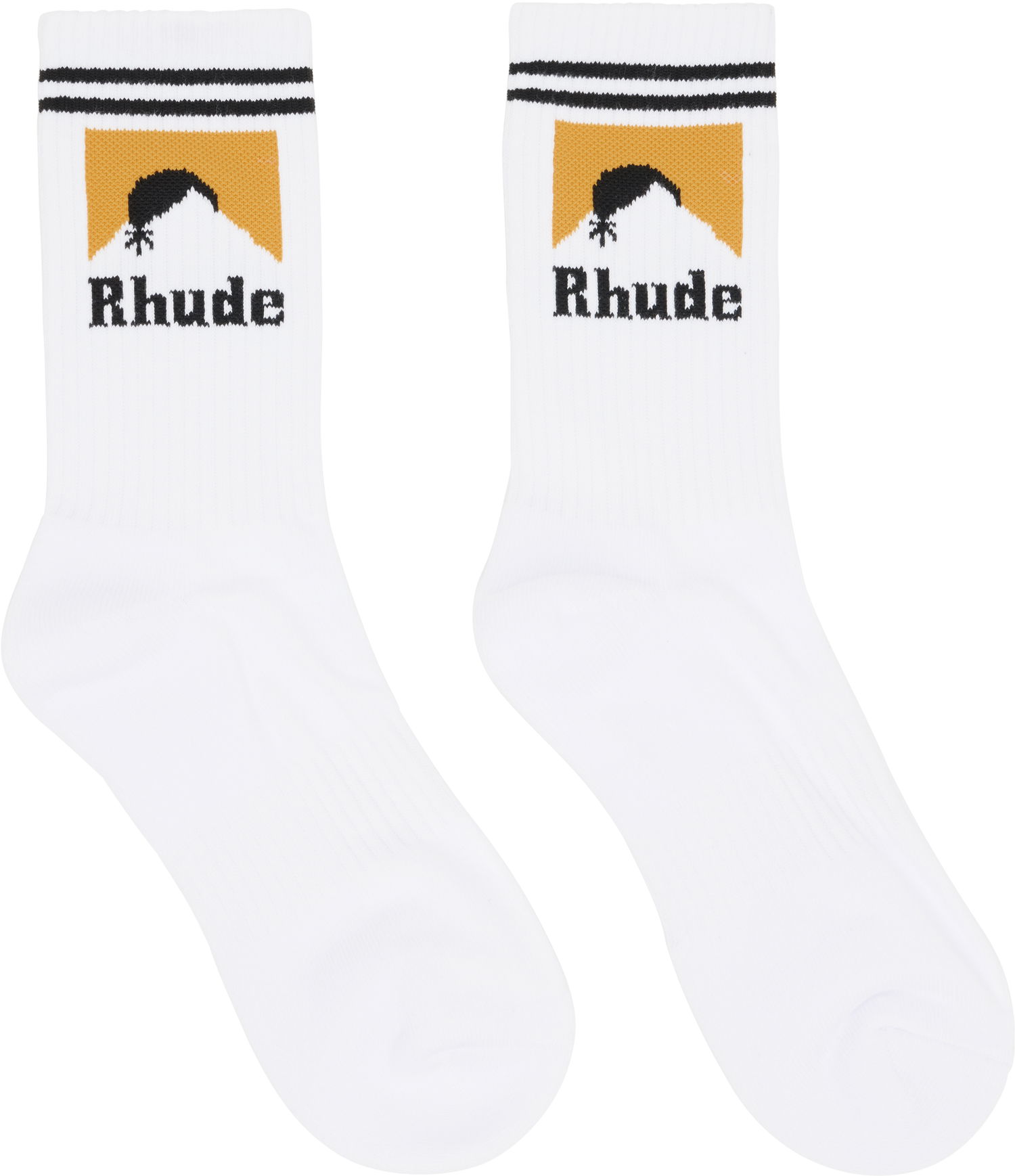 Ponožky Rhude Rhude Moonlight Socks Biela | RHPF25SO05750, 0