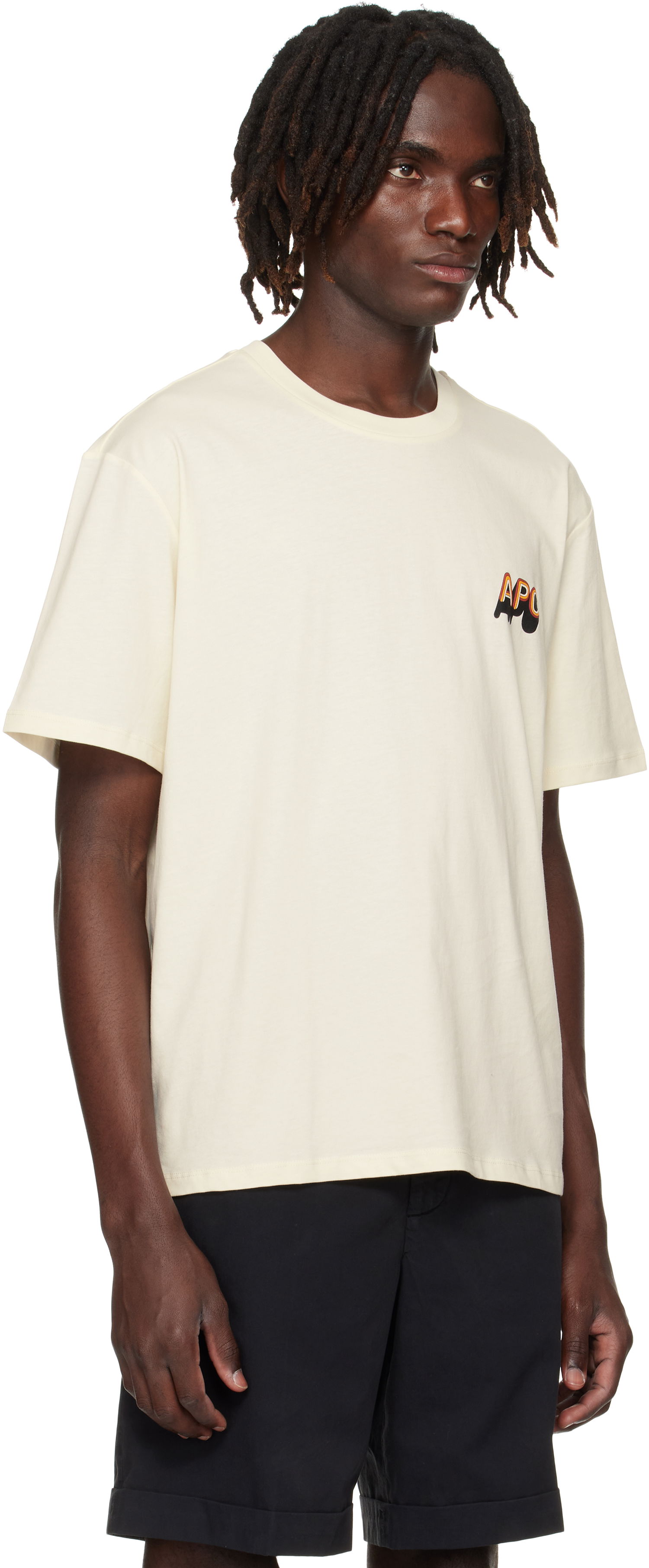 Tričko A.P.C. A.P.C. 70's H T-Shirt Béžová | COHBM-H26535, 1