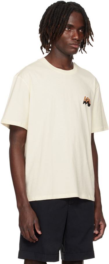 Tričko A.P.C. A.P.C. 70's H T-Shirt Béžová | COHBM-H26535, 1