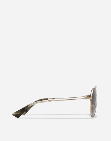Slnečné okuliare Dolce & Gabbana Dolce & Gabbana Stefano Aviator Sunglasses Metalická | VG2302VM2589V000, 2