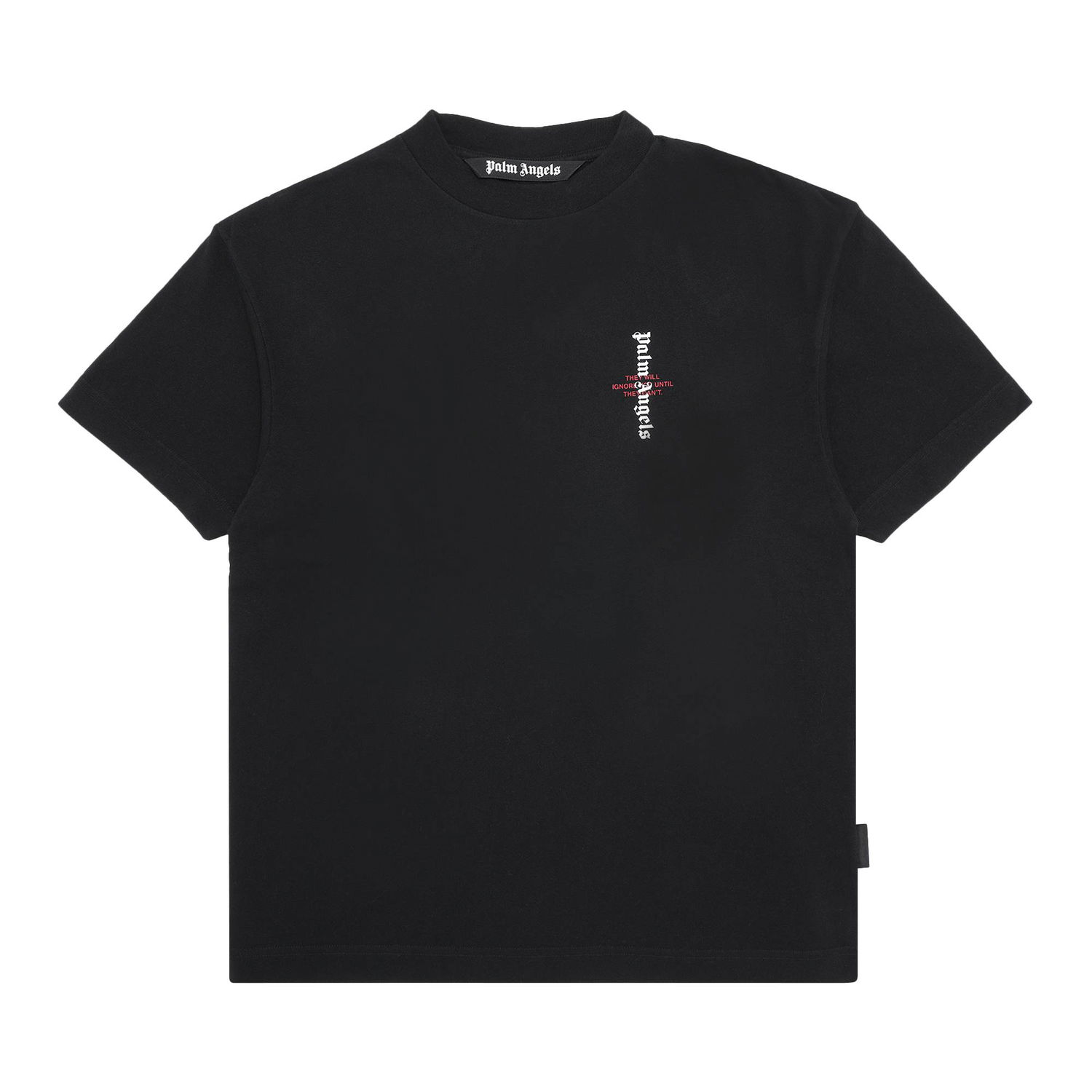 Tričko Palm Angels Statement Logo Tee Čierna | PMAA001R21JER0051001, 1