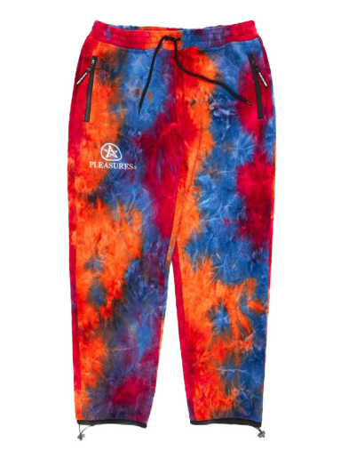 Tepláky Pleasures Orange Caffeine Polar Fleece Pants Rôznofarebný | P21F003