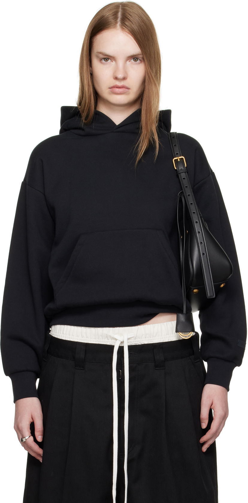 Mikina Fear of God Fear of God ESSENTIALS Classic Fit Hoodie Čierna | 192SP255540FW