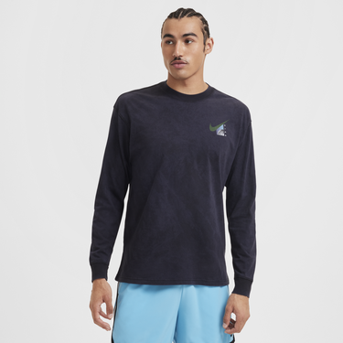 Tričko Nike Max90 Long Sleeve T-Shirt With Print Čierna | HF6195-010, 1