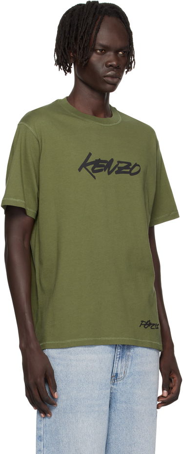 Tričko KENZO Kenzo Paris Futura 2000 Edition Cotton T-Shirt Zelené | FF65TS2524SG, 1