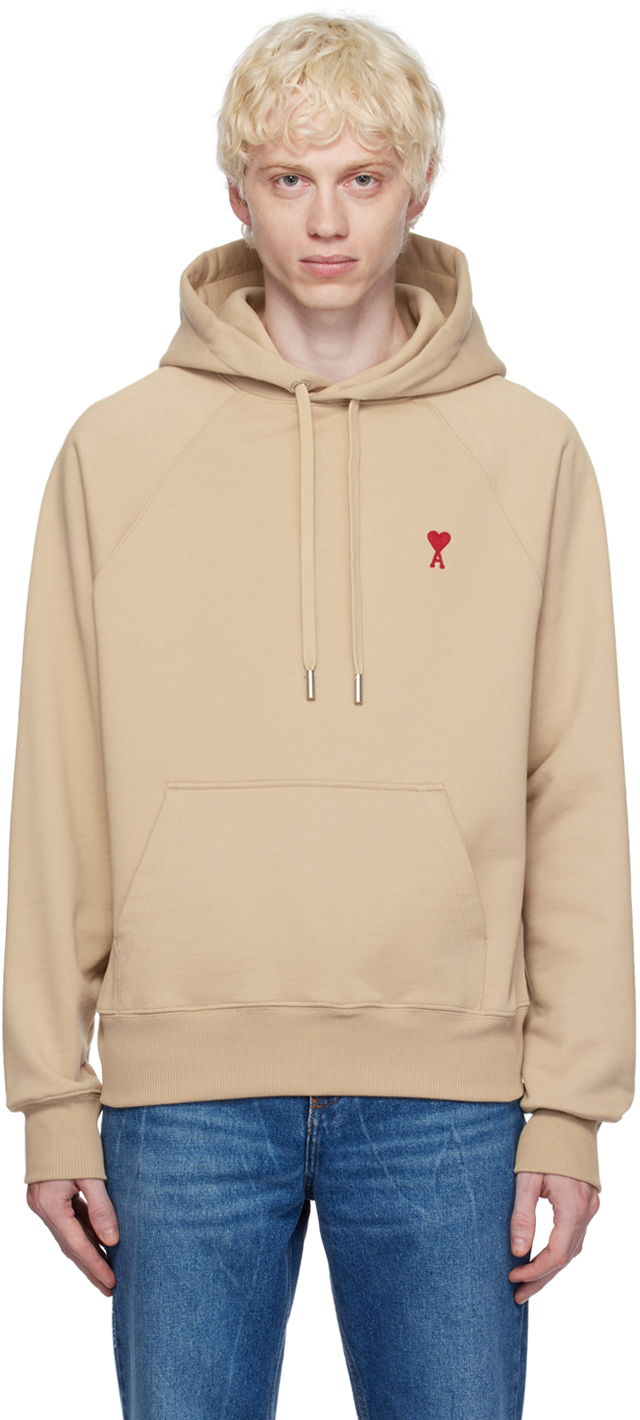 Mikina AMI Hoodie Béžová | USW205.747, 0