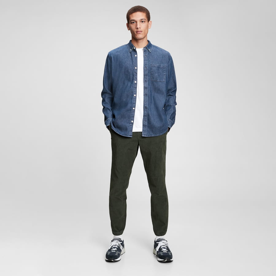 Košeľa GAP Denim Shirt Modrá | 736872-00, 0