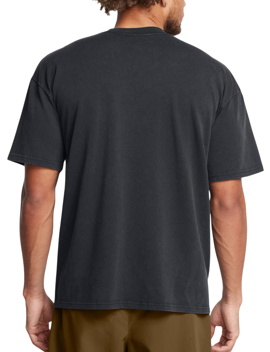 Tričko Under Armour HW OS LOGO WASH T-Shirt Čierna | 1389147-001, 1