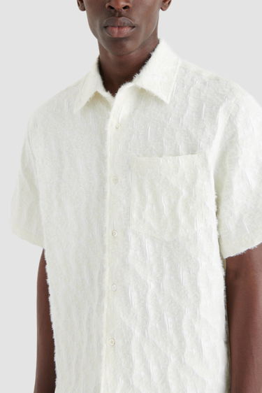 Košeľa AXEL ARIGATO Wade Bubble A Shirt Biela | A2203001, 5