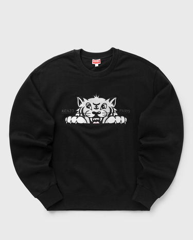 Mikina KENZO Happy Tiger Embroidered Sweatshirt Čierna | FF65SW2654MF.99J, 1