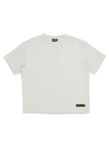 Tričko Pleasures Impact Mesh Shirt Biela | P23SU005-IVORY