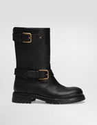 Dolce & Gabbana Calfskin Biker Boots