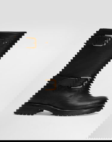 Doplnky Dolce & Gabbana Dolce & Gabbana Calfskin Biker Boots Čierna | CT1081AW35280999, 0