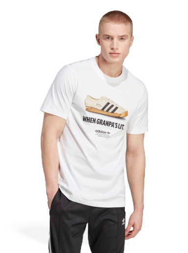 Tričko adidas Originals Tee Graphics New Age Biela | IC8871