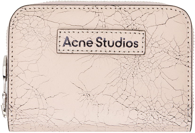 Peňaženka Acne Studios Leather Zip Wallet Ružová | CG0248-