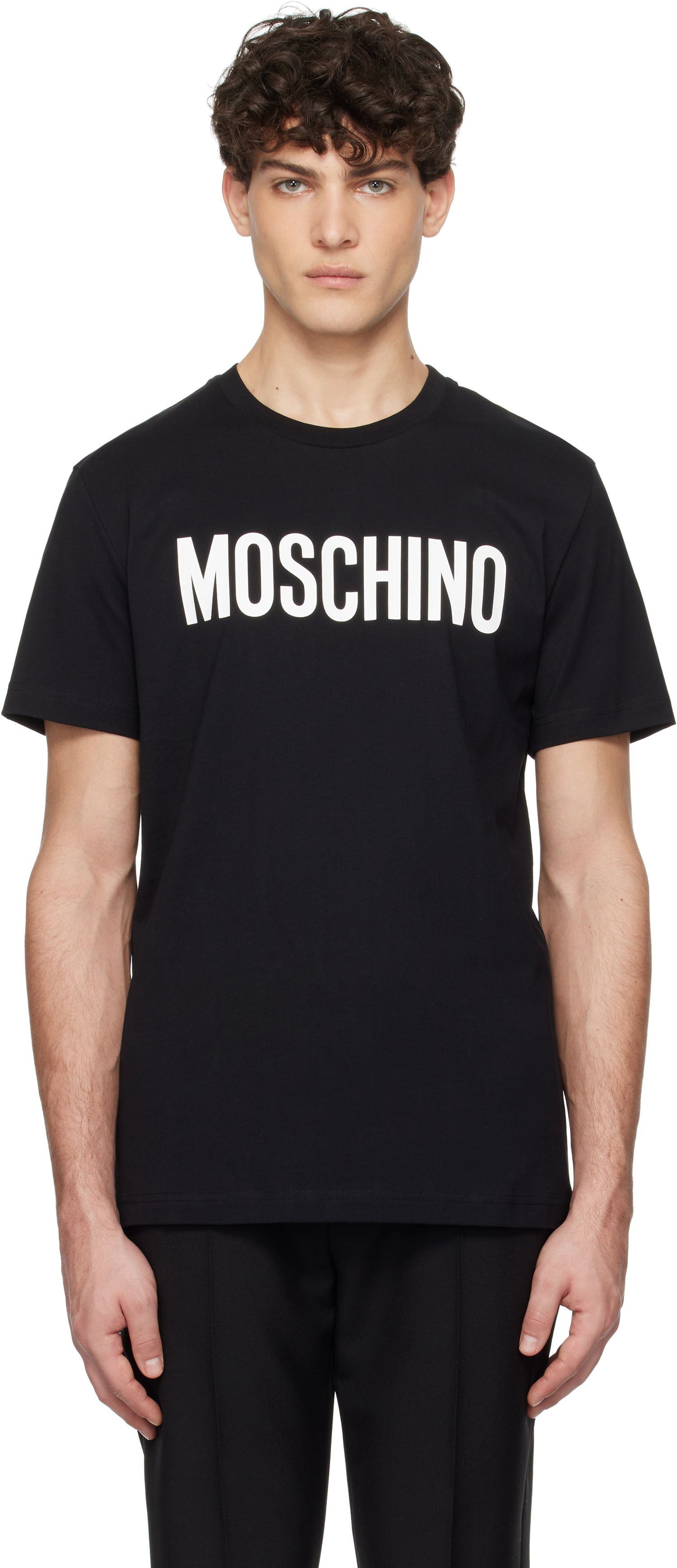 Tričko Moschino Moschino Institutional T-Shirt Čierna | 251ZZA072002411555, 0