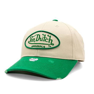 Šiltovka Von Dutch DB Denver - Cotton Twill Dadcap Zelené | VD7030577, 0
