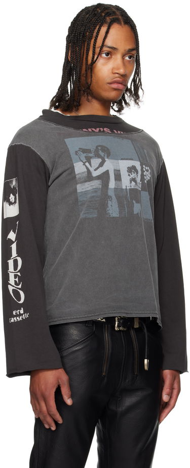 Tričko Enfants Riches Déprimés Enfants Riches Déprimés Benny's Video Assemblage Long Sleeve T-Shirt Šedá | 010-851, 1