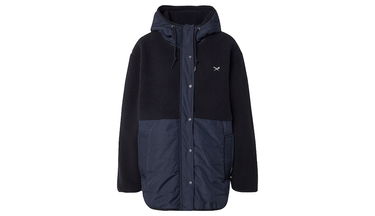 Bunda Irie Daily Arctik Hooded Fleece Long Jacket Navy | 965D111-700, 1