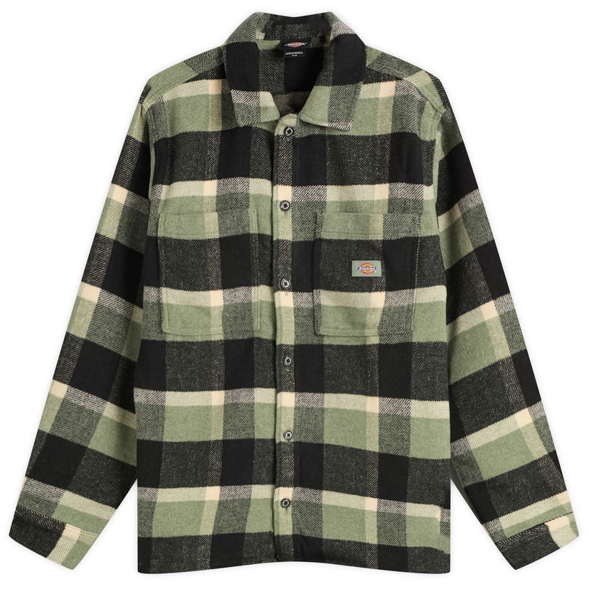 Košeľa Dickies Men's Plaid Coaling Shirt Zelené | DK0A4XZZL191
