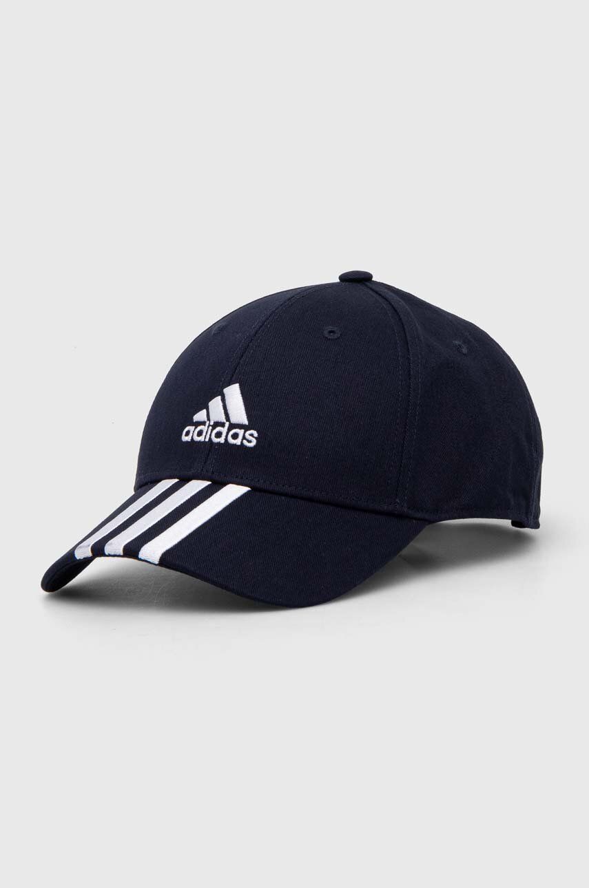 Šiltovka adidas Performance 3-Stripes Cotton Twill Baseball Cap Navy | II3510, 0