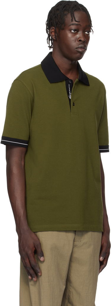 Polo tričko FERRAGAMO Salvatore Ferragamo Color Block Polo Zelené | 781016, 1