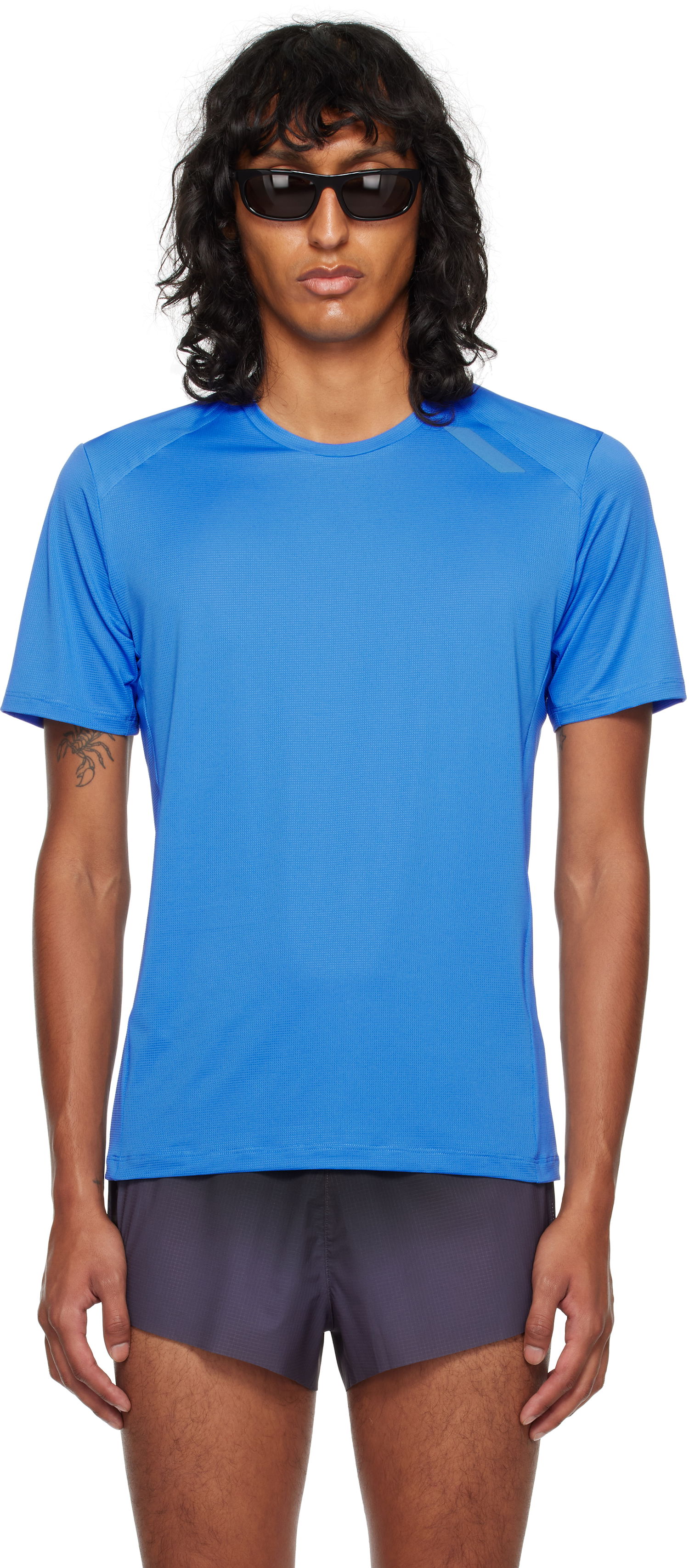 Tričko Soar Running Soar Eco Tech Running T-Shirt Modrá | ST2M-PALA, 0