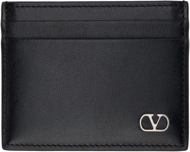 Peňaženka Valentino Valentino Garavani VLogo Signature Card Holder Čierna | 6Y2P0V09WVF, 0