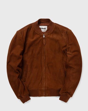 Bomber bunda Schott NYC LC300 Vínová | LC300-COGNAC, 0
