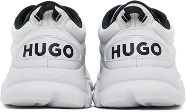 Oblečenie BOSS Hugo Gray Faux-Leather Sneakers Biela | 50536960, 1