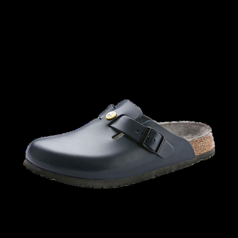 Tenisky a topánky Birkenstock Boston ESD Natural Leather Narrow Fit Čierna | 61388