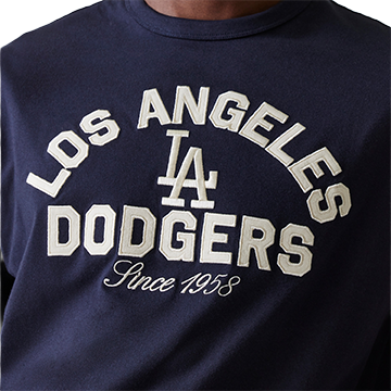 Tričko New Era MLB Heritage Oversized Los Angeles Dodgers T-Shirt Navy | 60684331-410, 2