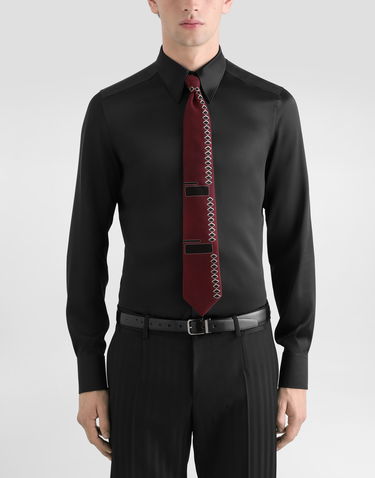 Doplnky Dolce & Gabbana Dolce & Gabbana Vintage-print Twill Tie Vínová | GT147EG0WWBR5515, 1