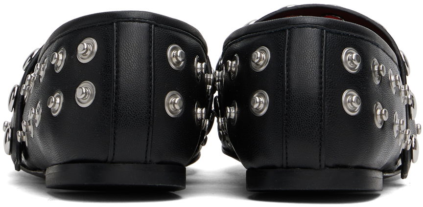Tenisky a topánky Stella McCartney Stella McCartney Ryder Popper-Studded Ballerina Flats Čierna | 810473W1IL0, 1