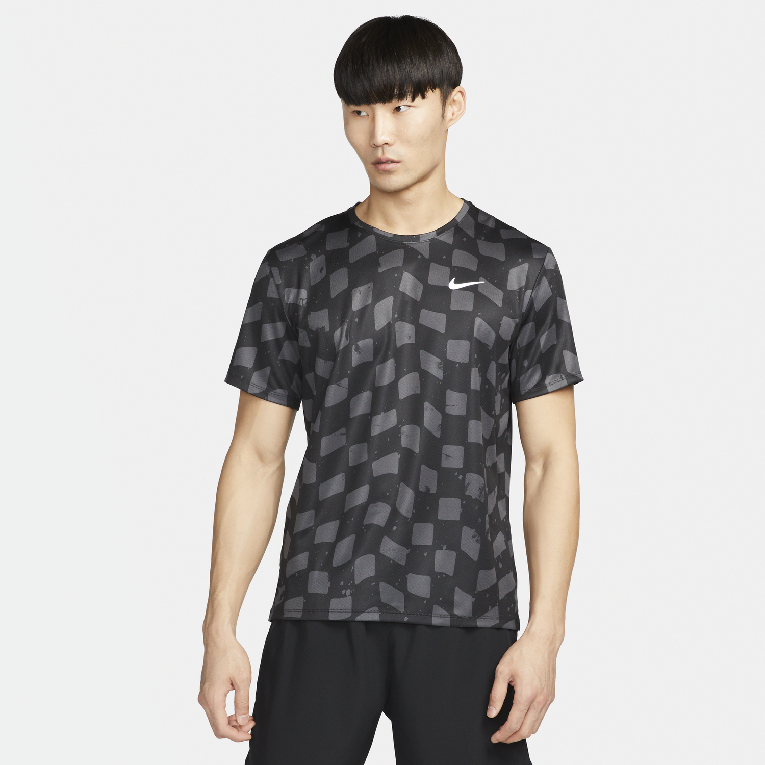 Tričko Nike Dri-FIT Miler Running Top Čierna | DX0870-060, 0