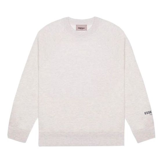 Sveter Fear of God Essentials Core Crew Neck Sweatshirt Biela | 0192250500224367