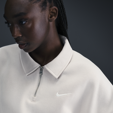 Mikina Nike Sportswear Phoenix Fleece Biela | FZ3207-104, 4